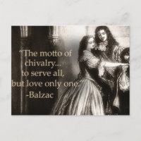 Mira Gutoff "Chivalry" Postkarte