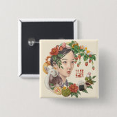 Mira Kira u. Freunde Button (Vorne & Hinten)