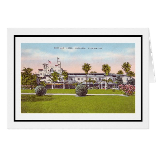 Mira Mar Hotel Sarasota, Florida (Vorderseite (Horizontal))