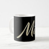 Mira white gold Handwriting Tasse Kaffeetasse (Vorderseite Links)