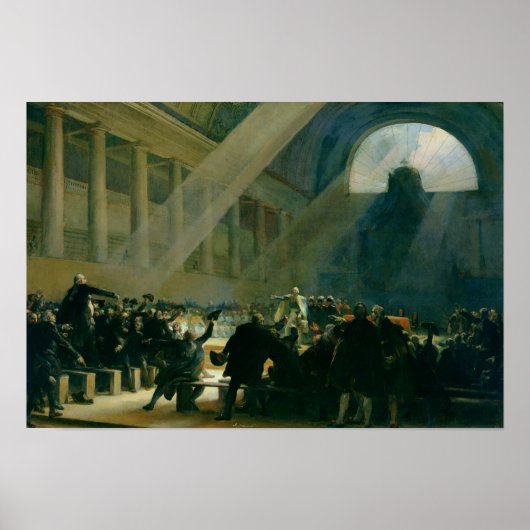 Mirabeau Answering Dreux-Breze Poster (Vorne)