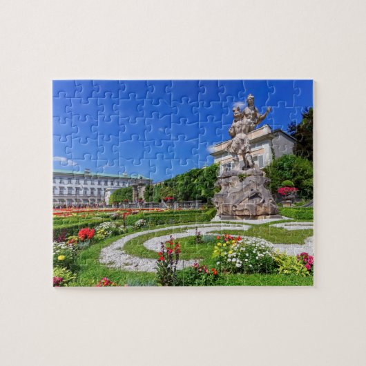 Mirabell Palast und Gärten, Salzburg, Österreich Puzzle (Horizontal)