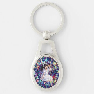 Mirabella in Prism Light – Kaleidoscope Metal  Schlüsselanhänger