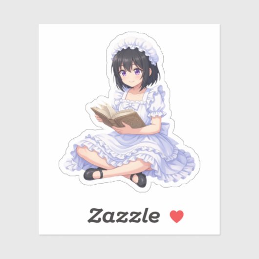 Mirabella Reading – Cute Character Sticker (Blatt)