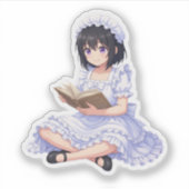 Mirabella Reading – Cute Character Sticker (Vorderseite)
