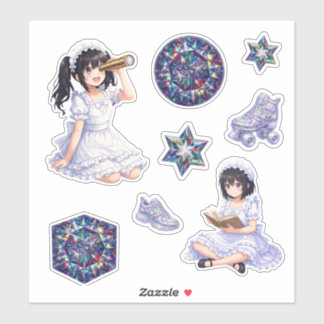 Mirabella’s Sparkle World – Kaleidoscope & Holo Aufkleber