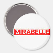 Mirabelle Briefmarke Magnet (Vorderseite/Rückseite)