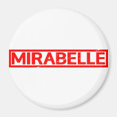 Mirabelle Briefmarke Magnet (Vorne)