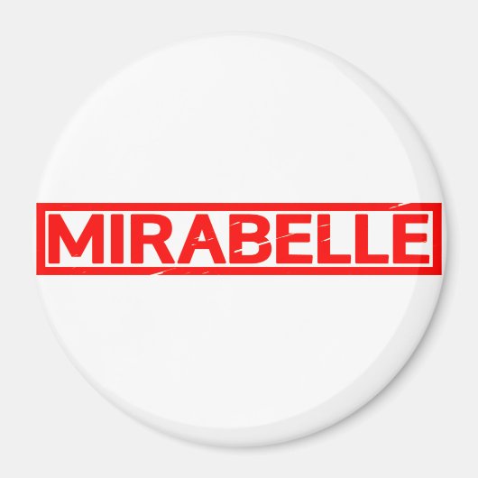 Mirabelle Briefmarke Magnet (Vorne)
