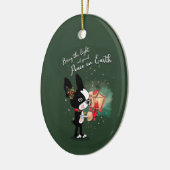 MIrabelle, bringen Sie das helle Urlaubsornament Keramik Ornament (Links)