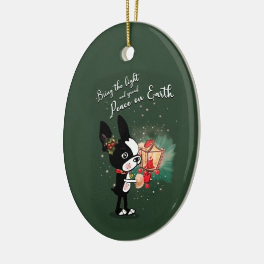 MIrabelle, bringen Sie das helle Urlaubsornament Keramik Ornament (Links)