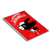 Mirabelle das Boston-Terriernotizbuch Notizblock (Rechte Seite)