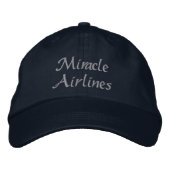 Miracle Airlines Bestickte Baseballkappe (Vorderseite)