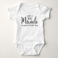 Miracle Baby Boy One Piece Outfit