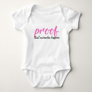 Miracle Baby Girl Bodysuit Strampler