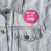 Miracle Bible Verse Christlich Faith Pink Button (Beispiel)