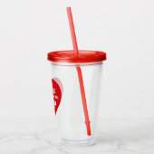 Miracle Bible Verse Red Heart Encouraging Believe Acryltrinkbecher (Links)