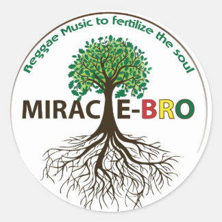 MIracle-Bro Roots-Aufkleber Runder Aufkleber