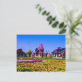 Miracle Garden, Blumenhäuser von Dubai Postkarte (Stehend Vorderseite)