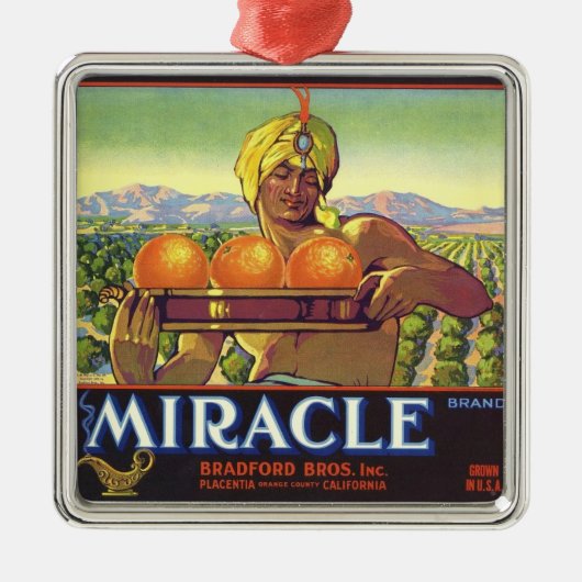 Miracle Genie Ornament Aus Metall (Vorne)