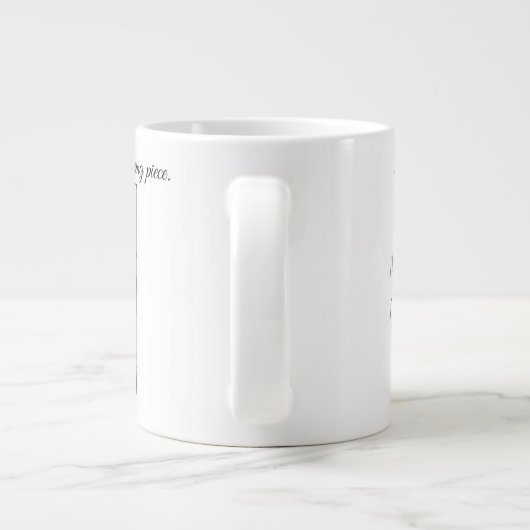 Miracle in Motion – Parents-to-Be Line Art Mug 🤍 Jumbo-Tasse (Rückseite)