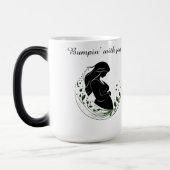 Miracle in Motion – Parents-to-Be Line Art Mug 🤍 Verwandlungstasse (Links)