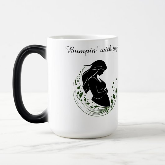 Miracle in Motion – Parents-to-Be Line Art Mug 🤍 Verwandlungstasse (Links)