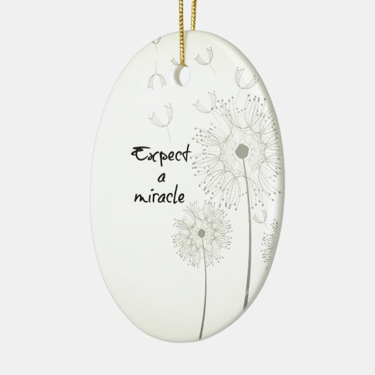 Miracle Inspirational Keramikornament (Links)