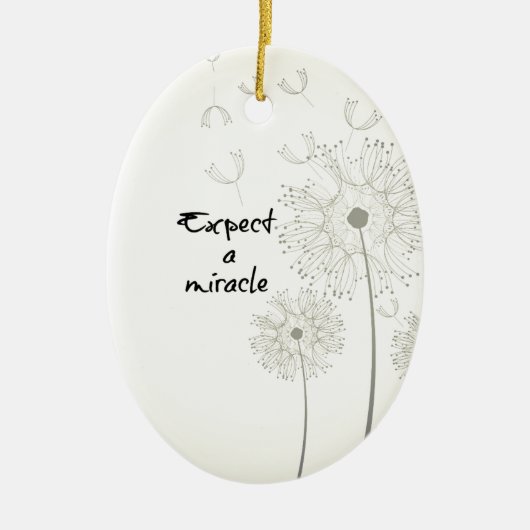 Miracle Inspirational Keramikornament (Vorne)