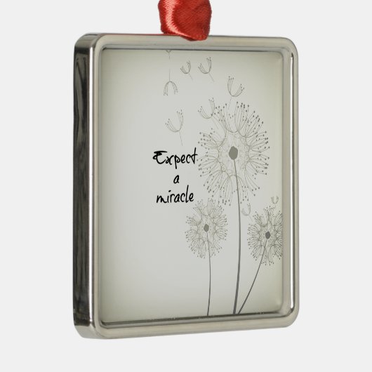 Miracle Inspirational Ornament Aus Metall (Rechts)