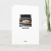 Miracle Worker Black Female Mechanic Geburtstag Karte (Rückseite)