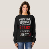 Miracle Worker Mailman Post Office Postarbeiter Sweatshirt (Vorne ganz)