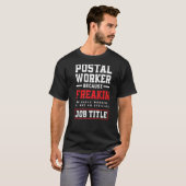 Miracle Worker Mailman Post Office Postarbeiter T-Shirt (Vorne ganz)
