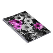 Miracles Happen African Daisy Blume Notizblock (Rechte Seite)