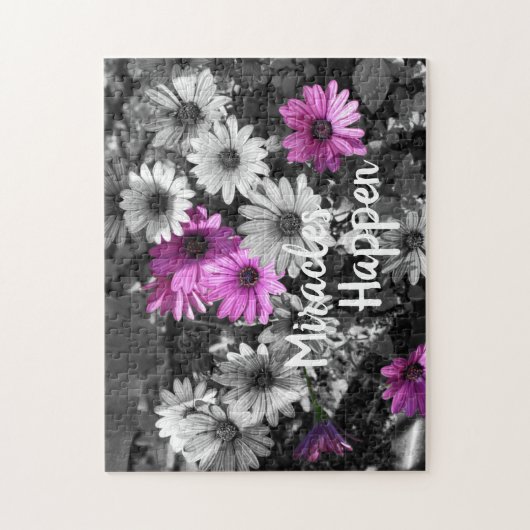 Miracles Happen African Daisy Blume Puzzle (Vertikal)