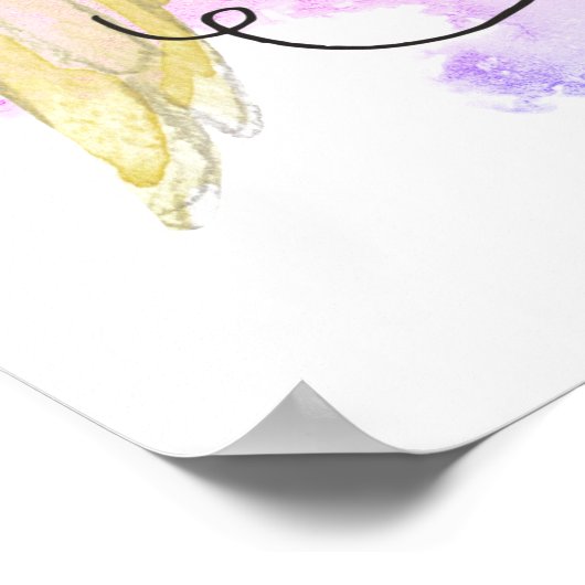 Miracles Happen Angel Wings Poster (Ecke)