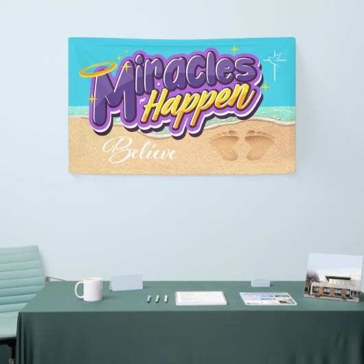 Miracles Happen Banner (Messeveranstaltung)