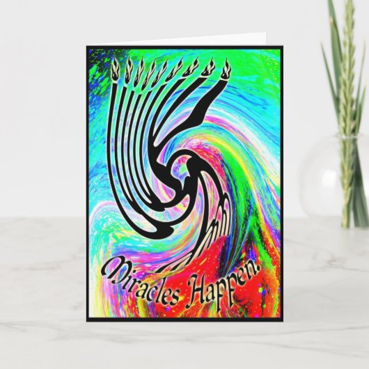 Miracles Happen Cards Feiertagskarte (Vorderseite)