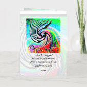 Miracles Happen Chanukah Cards Feiertagskarte (Rückseite)