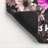 Miracles Happen Daisies Inspiration Mousepad (Ecke)