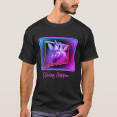 Miracles Happen Pegasus Pferde Inspiration T-Shirt (Vorderseite)