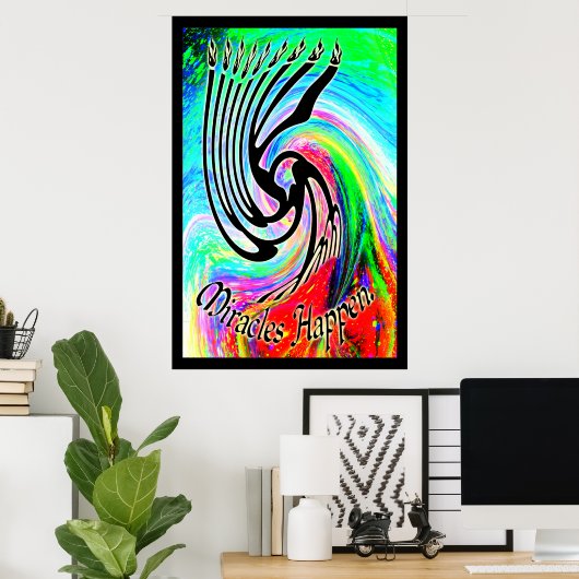 Miracles Happen Posters Poster (Heimbüro)