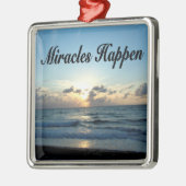 MIRACLES HAPPEN SILBERNES ORNAMENT (Links)