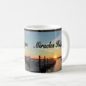 MIRACLES HAPPEN SUNSET FOTO DESIGN KAFFEETASSE (VorderseiteRechts)
