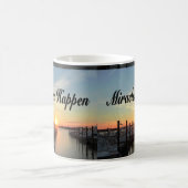 MIRACLES HAPPEN SUNSET FOTO DESIGN KAFFEETASSE (Mittel)