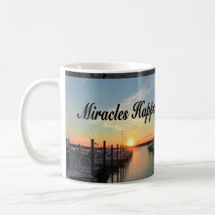 MIRACLES HAPPEN SUNSET FOTO DESIGN KAFFEETASSE