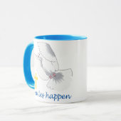 Miracles Happen Tasse (Vorderseite Links)