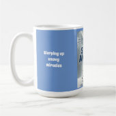 Miracles in Snowflakes Coffee Mug Kaffeetasse (Links)