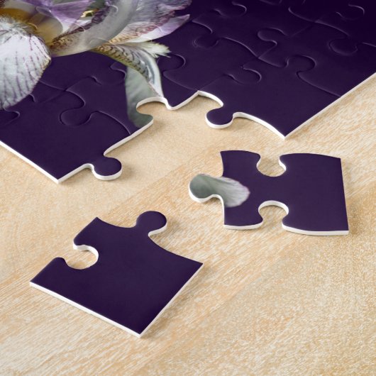 Miracles passieren Iris-Blume Inspiration Puzzle (Seite)