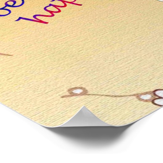 Miracles passieren täglich poster (Ecke)